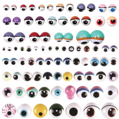 China Plastic Eyes With Shine Stuffed Toy Parts Toy, Craft Toy Animal Eyes, Plastic Printed Eyes For Doll Toy for sale