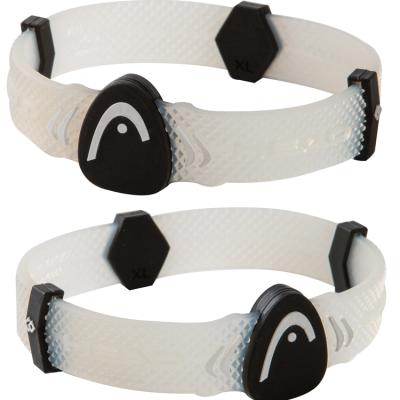 China Eco - Friendly White Color Silicone Power Energy Balance Bands Silicone Wristband for sale