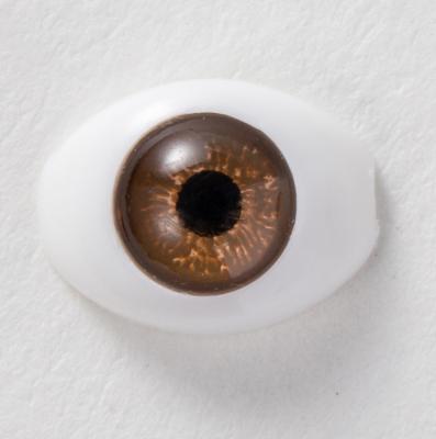 China Cartoon Toy Arylic Doll Eyes Toys Eyeball Dome Glass Human Eyes Brown for sale