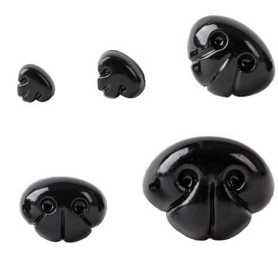 China Toys Toys Parts Toy Nose Safe Plush Toy Animals Black Dog Noses for sale