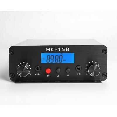 China PLL Stereo FM Home Audio Radio 15 Watt Small Portable Radio Station Transmitter for sale