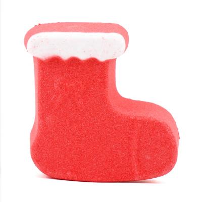 China Factory Wholesale Home Fragrance Christmas Gift Organic Rich Bubble Funny Bath Fizzy Shower Bombs for sale