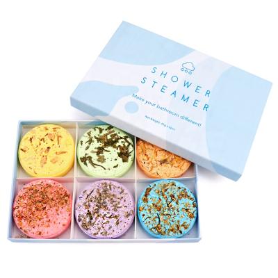 China New Product Factory Private Label Organic Natural Aromatherapy Perfume Steamers Relaxing Shower for sale