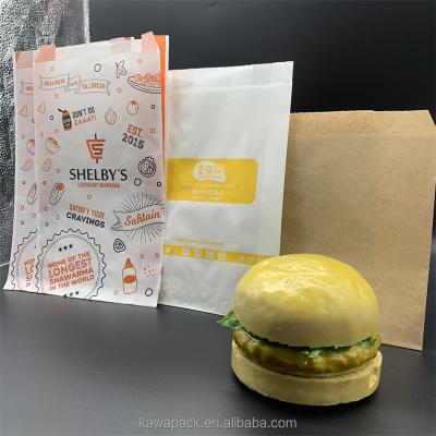 China Recycled Materials Small kraft paper bag lunch paper bag food packaging paper bags for sale