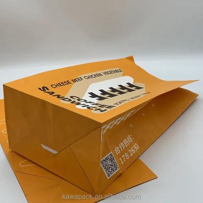 China Recycled Materials Biodegradable Packaging Cookie Bread Packaging Paper Bags for sale