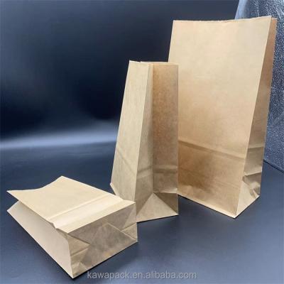 China Recycled Materials Custom Lunch Grease Proof Paper Bag Baguette Bag for sale