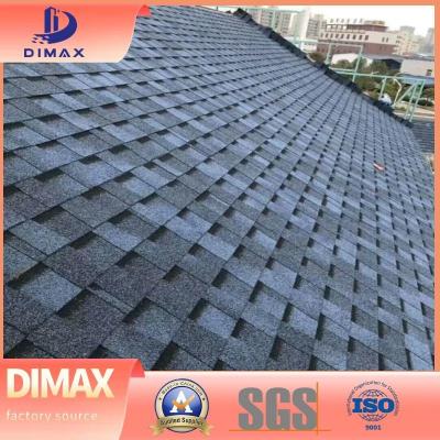 China Anti Wind Fiberglass Asphalt Shingles Colored Fiberglass Mat Shingles for sale