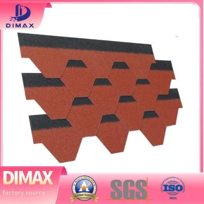 China Waterproof&Fire-resistant Colored Fiberglass Asphalt Shingles Luxury Asphalt Shingles for sale