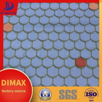 China Colored Fiberglass Asphalt Shingles Stone Coated 2layers Roofing Shingles Roof Tile for sale