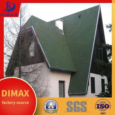 China 2layers Colored Stone Coated Fiberglass Asphalt Roof Shingles Fireproof for sale