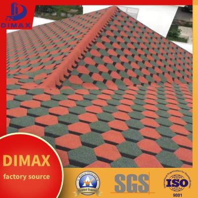 China Waterproof&Fire-resistant Colored Fiberglass Asphalt Shingles Luxury Asphalt Shingles for sale