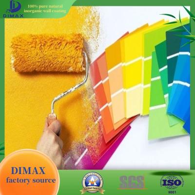 China Colorful Interior Wall Pure Inorganic Coating Purify Air Immediately Live In After Brush for sale