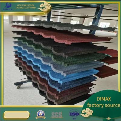 China 0.4mm Eco friendly Recyclable Stone Coated Steel Roof Tile for sale