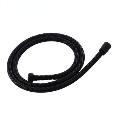 China 1.5m Modern Matte Black Stainless Steel Hand Held Shower Hose for sale