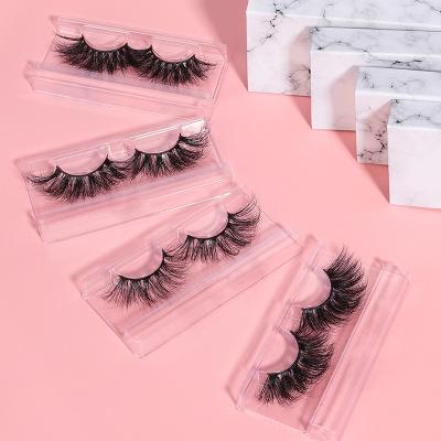 China China factory cheap natural supply easy false eyelash fan eyelash extensions best selling extra fluffy natural 3d mink eyelashes for sale