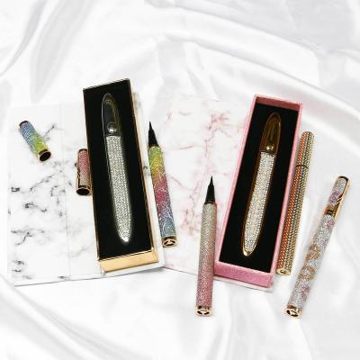 China Best Waterproof Selling Eyeliner Glue Pen Cosmetics Oem Colorful Adhesive Black Clear Waterproof Eye Liner for sale