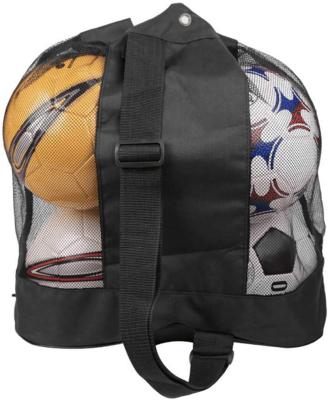 China Waterproof Outdoor Nylon Kids Training Sports Shoulder Basketball Soccer Ball Bags for sale