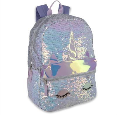 China Wholesale color changing fashion rainbow trend glitter laser bead sequin magic backpack waterproof for sale