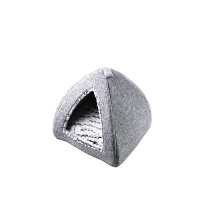 China Sustainable Popular Unique Luxury Soft Light Up Cat Dog Tent Igloo for sale