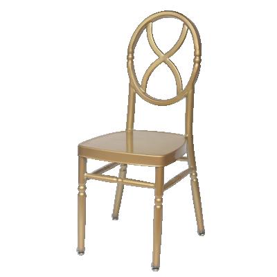 China Hotel Chair Hotel Furniture Wholesale, Luxury Gold Metal Aluminum Wedding Dining Banquet Chairs Stackable. for sale