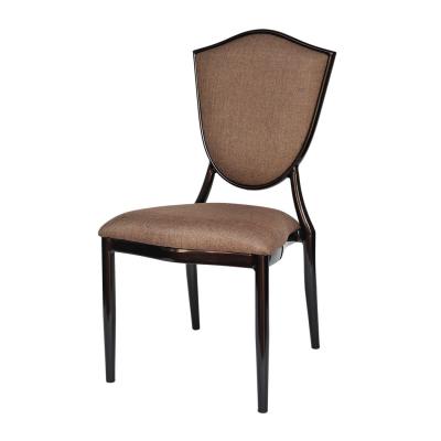 China Modern Aluminum Stackable Banquet Lobby Chairs Modern Restaurant Cafe Hotel Furniture Chair for sale