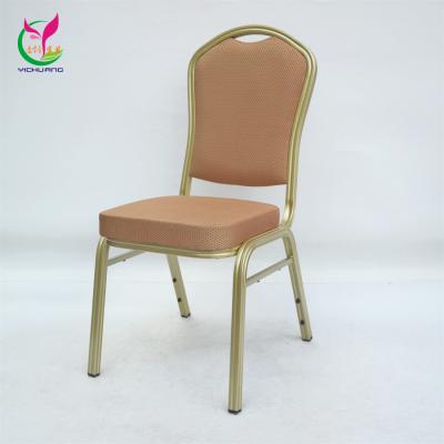 China Durable Modern Wholesales Hotel Banquet Hall Aluminum Stackable Restaurant Chair Furniture for sale