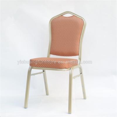 China Modern Professional Hotel Furniture Metal Banquet Chair Stackable Wedding Chairs for sale