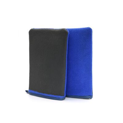 China Paint cleaning Functional magic car detailing plus microfiber ultra clay decontamination blue clay bar mitt for sale