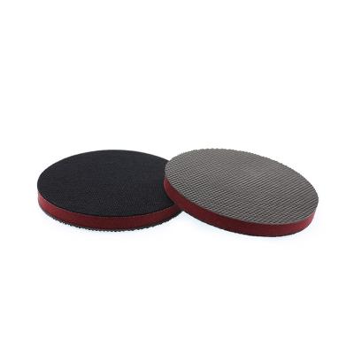 China Car wash Fast detailing 5'' 130mm maroon foam paint decontamination medium polymer car clay pad sponge for sale