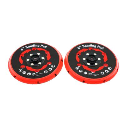 China DURABLE Ready to ship Car detailing accessories 5 inch backing plate polish applicator pads for DA car polisher back up pad for sale