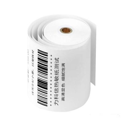 China POS Printer ATM Printer Blank Label Roll Blank Sticker Heat Sensitive Paper Direct Label for sale