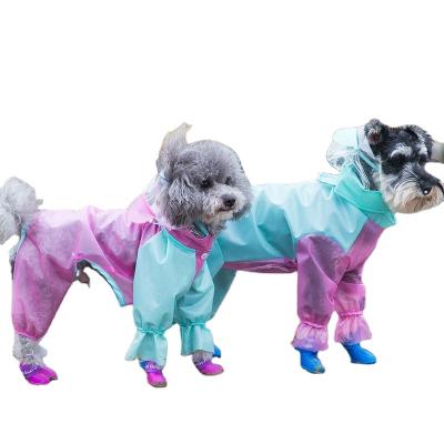 China UFBemo Stocked Custom Designer Impermeables Para Perro Pet Raincoat With Shoes For Large Small Dogs for sale