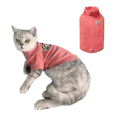 China UFBemo Winter Autumn Warm Ropa De Gato Designer Viable Self-Heating Pet Clothes Cat T-Shirts for sale