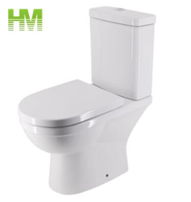 China Samll Size Double-Flow Two Piece P Trap Ceramic Bathroom WC Water Saving for sale