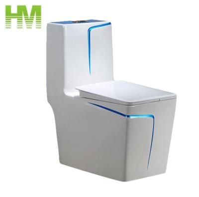 China Double-Flow Strap And P-trap Factory Supply One Piece Ceramic Bathroom End Coupled Wc for sale