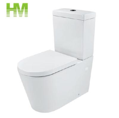 China Double-flush European Standard Bathroom WC One Piece Toilet Bowl for sale