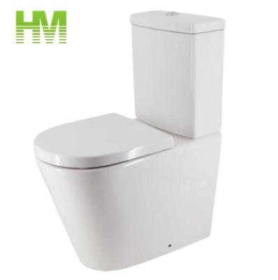 China Europe Hot Selling Double-Flow Two Pieces Toilet Bowl High Quality Design for sale