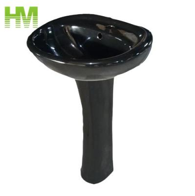 China Factory Sustainable Sanitary Ware Chaozhou Color Black Wash Basin / Ceramic Sink for sale