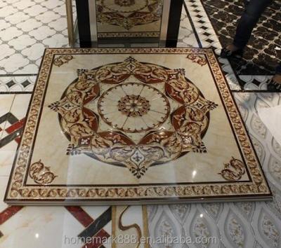 China Glazed Metallic Tiles Polished Gold Crystal Porcelain Floor Carpet For Living Room for sale