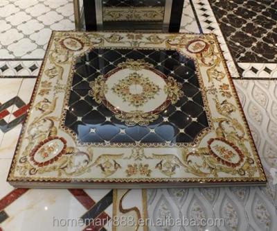 China Glazed Decorative Ceramic Tiles Metallic Living Room Carpet Tile For Living Room Flooring for sale