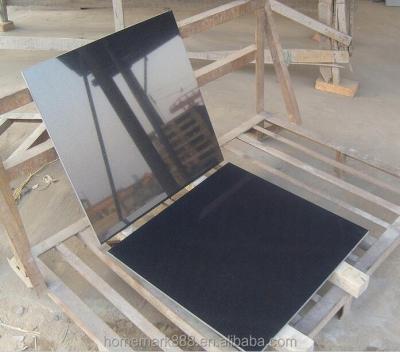 China Cheap and Competitive Price Pure Black Color Natural Chinese Granite Stone for Flooring and Countertops for sale