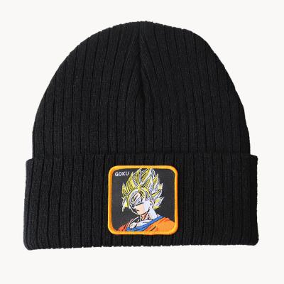 China breathable & Waterproof 35 Style Dragon Balled z Beanie Hat Women Men Knitted Winter Warm Hats For Women Men Hip Solid Hop Beanies Casual Slapped Hood for sale