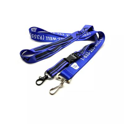 China ID Card Customized Nylon Fabric Lanyard Stitching Main Motorcycle Chain As Custom Logo Souvenir Gifts Polyester Lanyards for sale