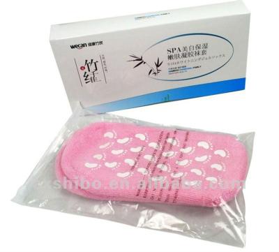 China Knitted Skin Care, Skin Care Set, Moisturizing Foot Socks Whitening Gel Socks for sale