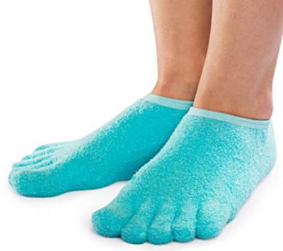 China Stun Hot Sale Spa Gel Moisturizing Five Toes Socks Gel Spa Socks For Foot Care Moisturizing Socks NJS002-FT for sale