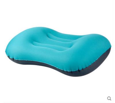 China Super Lightweight Inflatable Camping Activity Fashion Air Transport Neck Pillow for sale