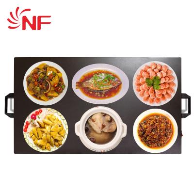 China Hotel Electric Glass Hot Food Warmer Large Food Warmer Display Hot Food Tray for sale