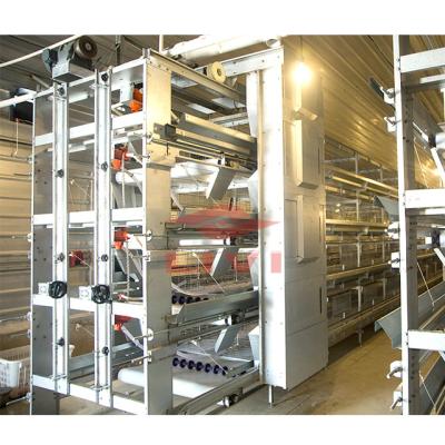 China Automatic High Quality Easily Clean Fertilizer Belt Conveyor Machine Into Egg Broiler Chicken Cages for sale