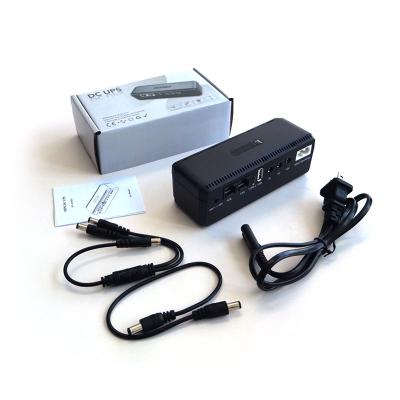 China OEM ODM 18W UPS Backup Power Supply For Modem And Router10400mah 8800mah for sale