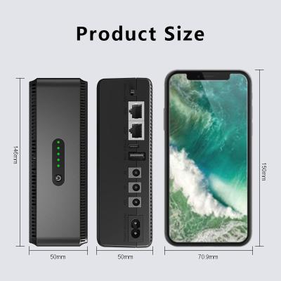 Китай Упс питание 10400MAH MINI Упс в черном 10400mah Для Wi-Fi Fouter продается